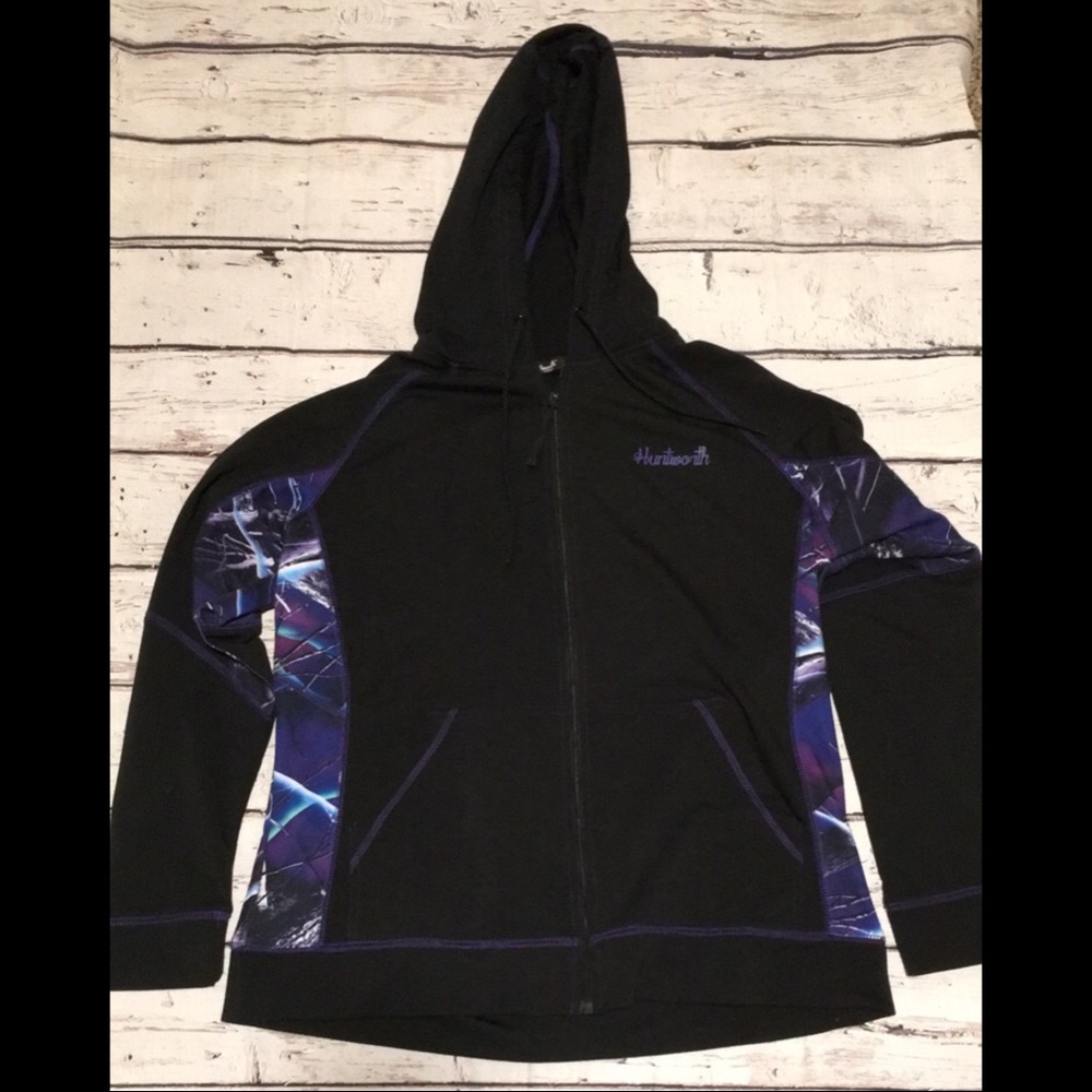 Huntsworth Color Block Zip Up Hoodie